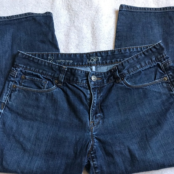 Ann Taylor Denim - Ann Taylor Curvy Crop Jeans Size 12